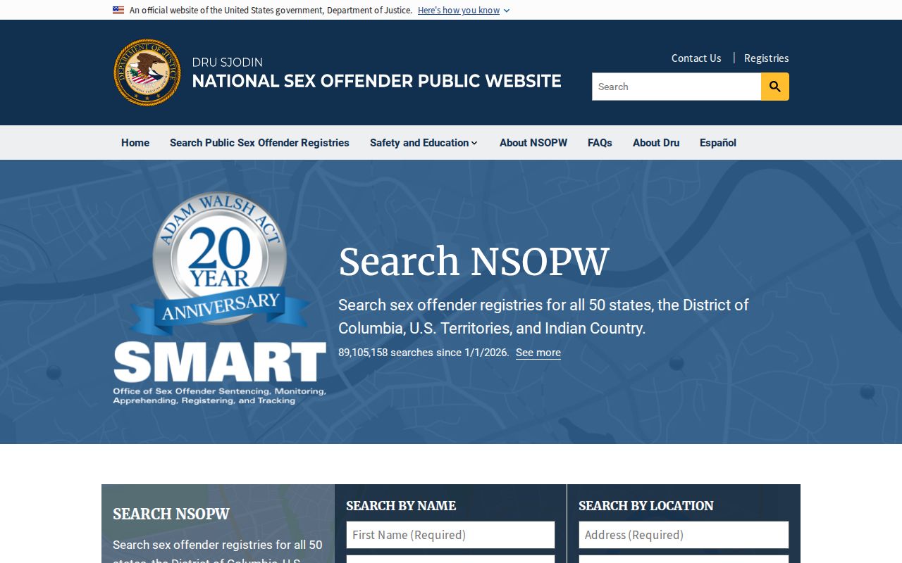 Lea County sex offender check through the national registry